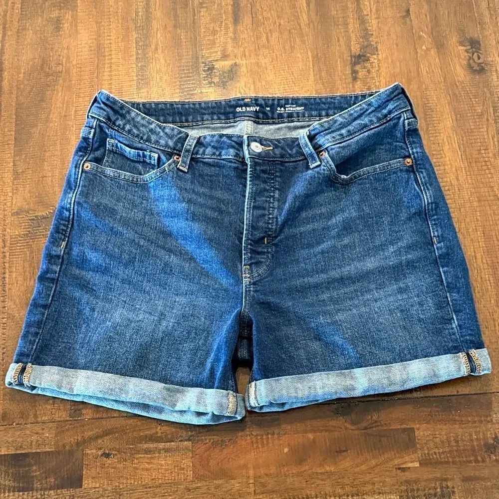 Old Navy O.G. Straight Button Fly Jean Shorts